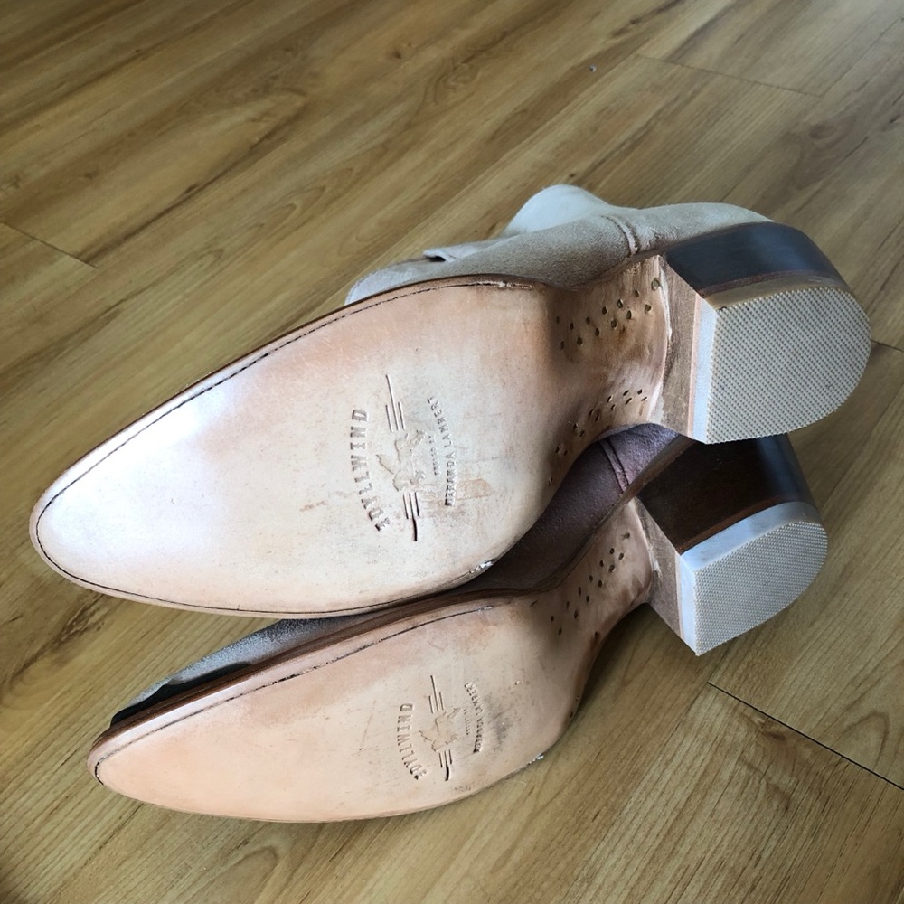 Idyllwind Pink Suede Wheels Western Booties, 11B - Picture 4 of 16